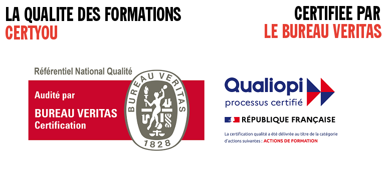 CERTYOU certifié CERTIFICATION QUALIOPI FORMATION PROFESSIONNELLE