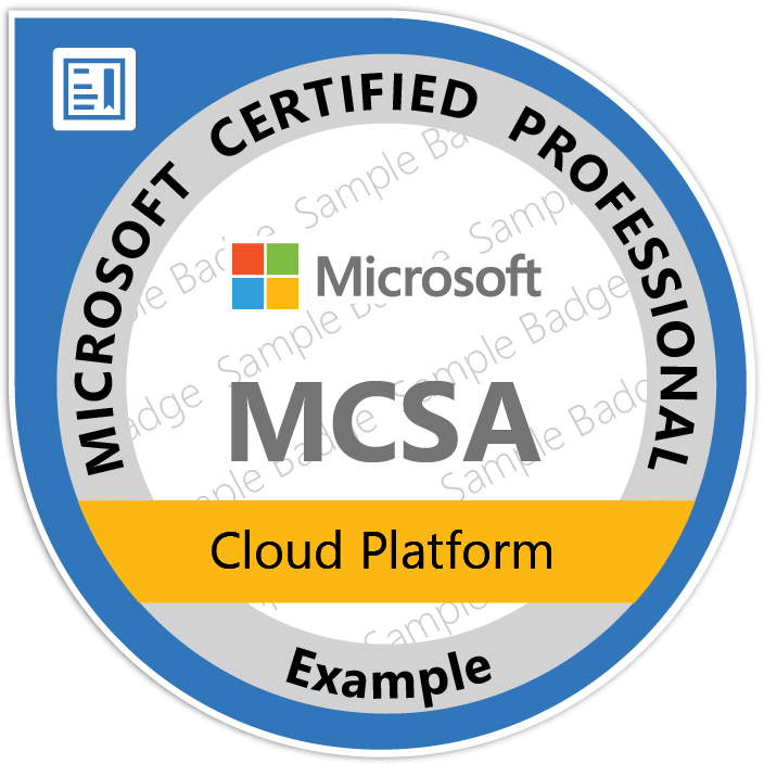 Formation MCSA Cloud Platform